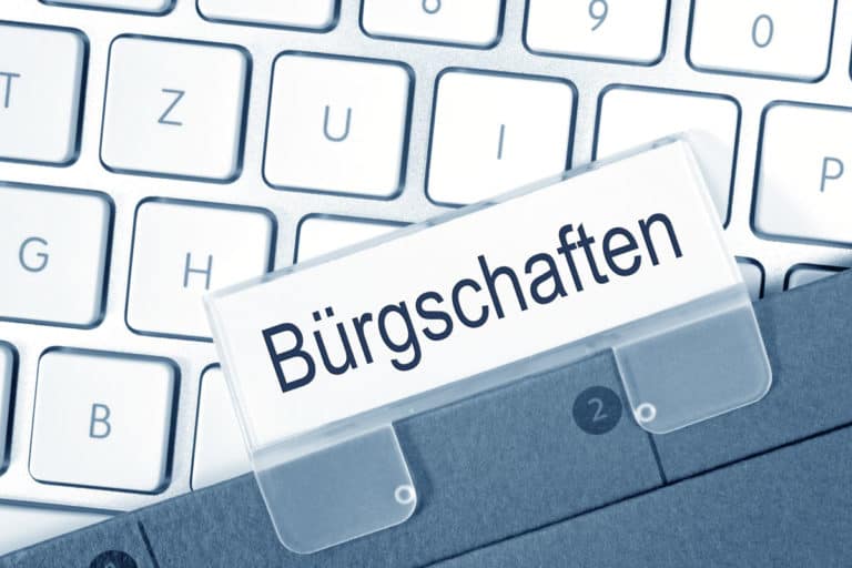 Die 18 verschiedenen Bürgschaftsarten