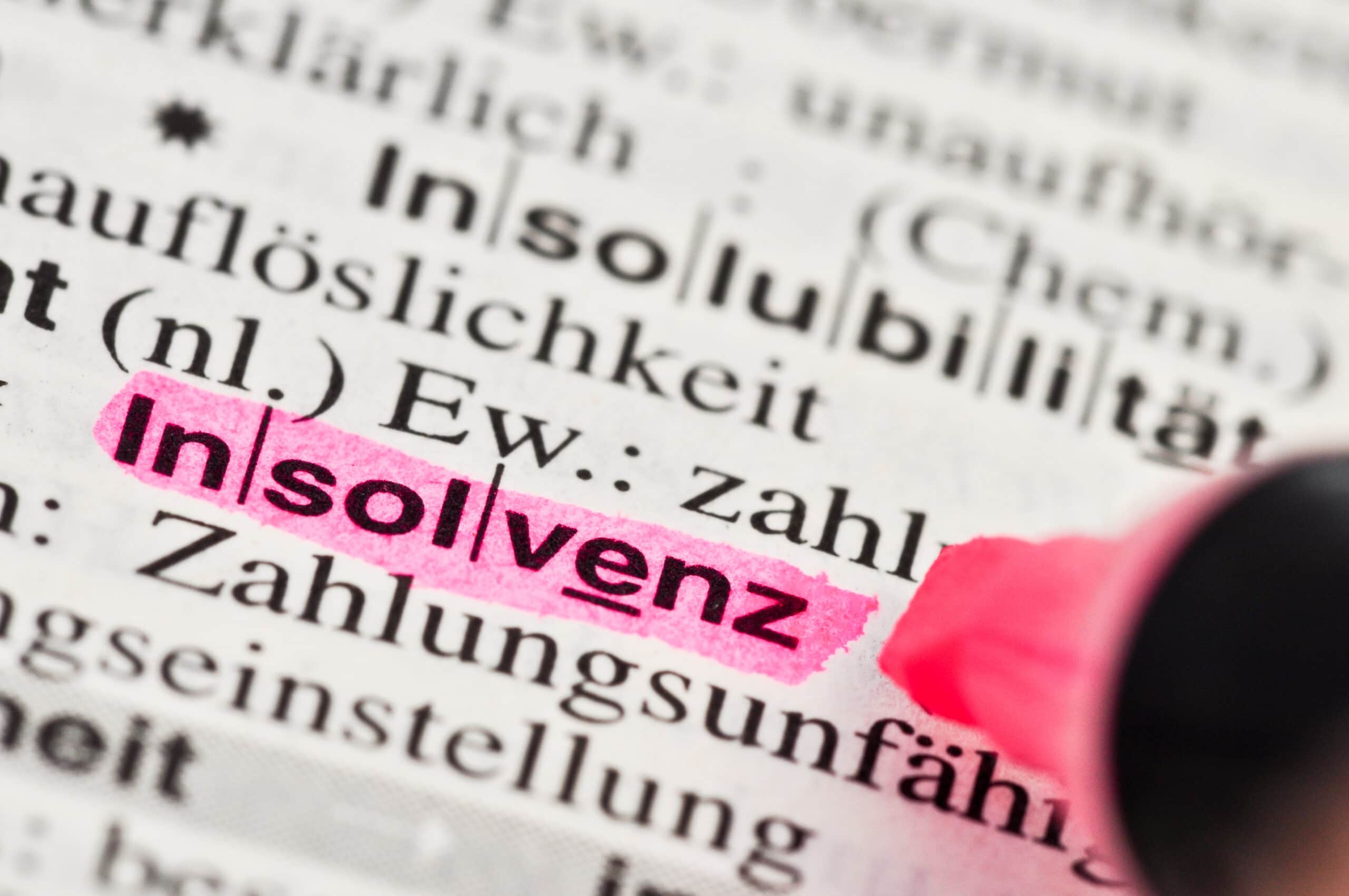 Firmeninsolvenz