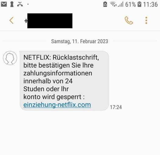 Netflix Konto Sperrung