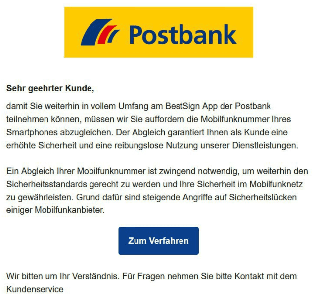 Postbank Best Sign App