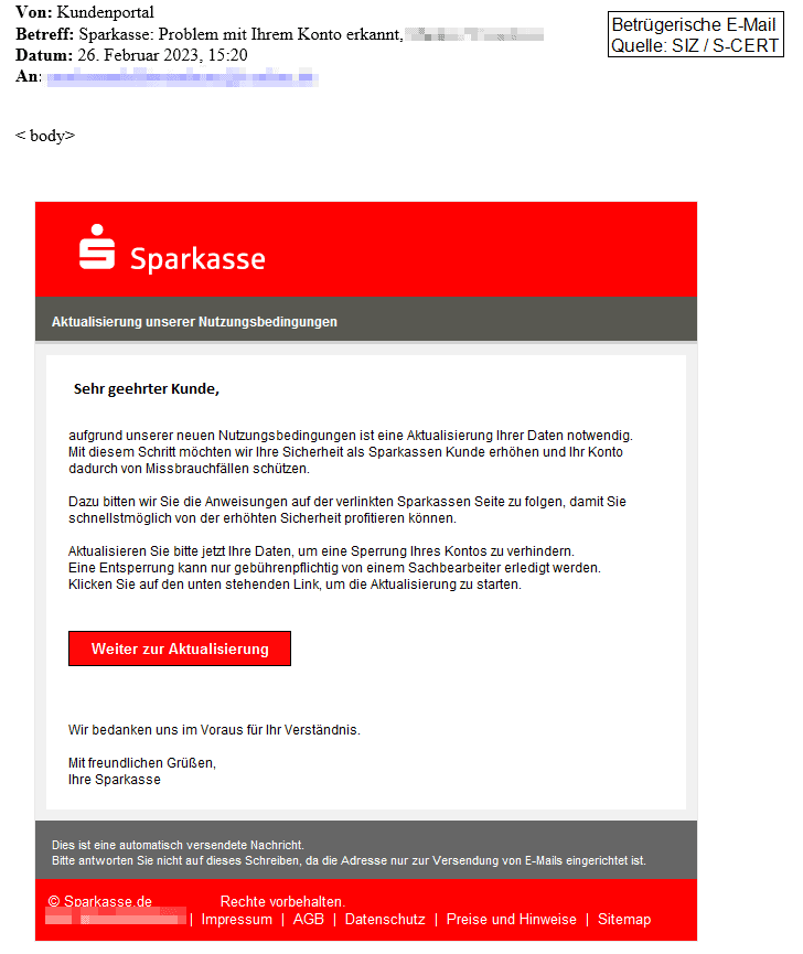 Sparkasse Konto Probleme