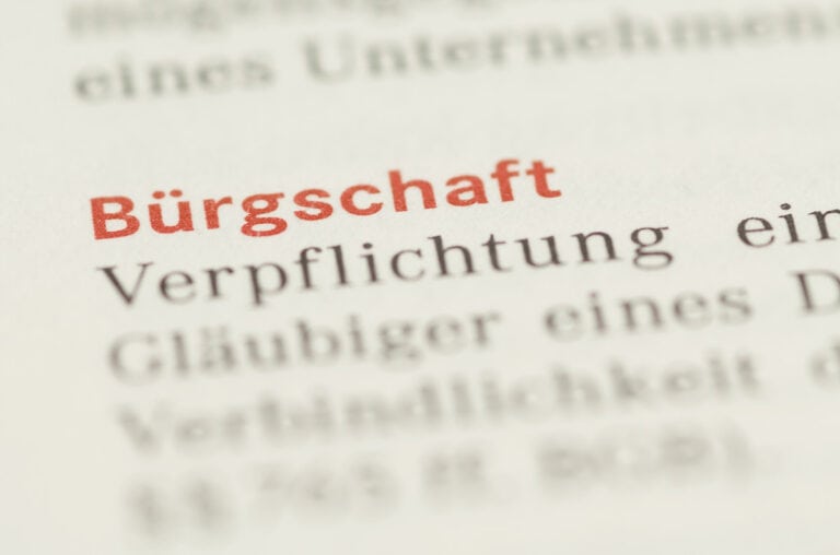 Bürgschaft Familienangehörige - wer haftet?