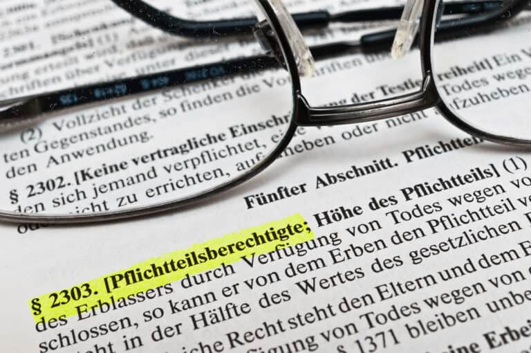 Pflichtteil Auszahlung