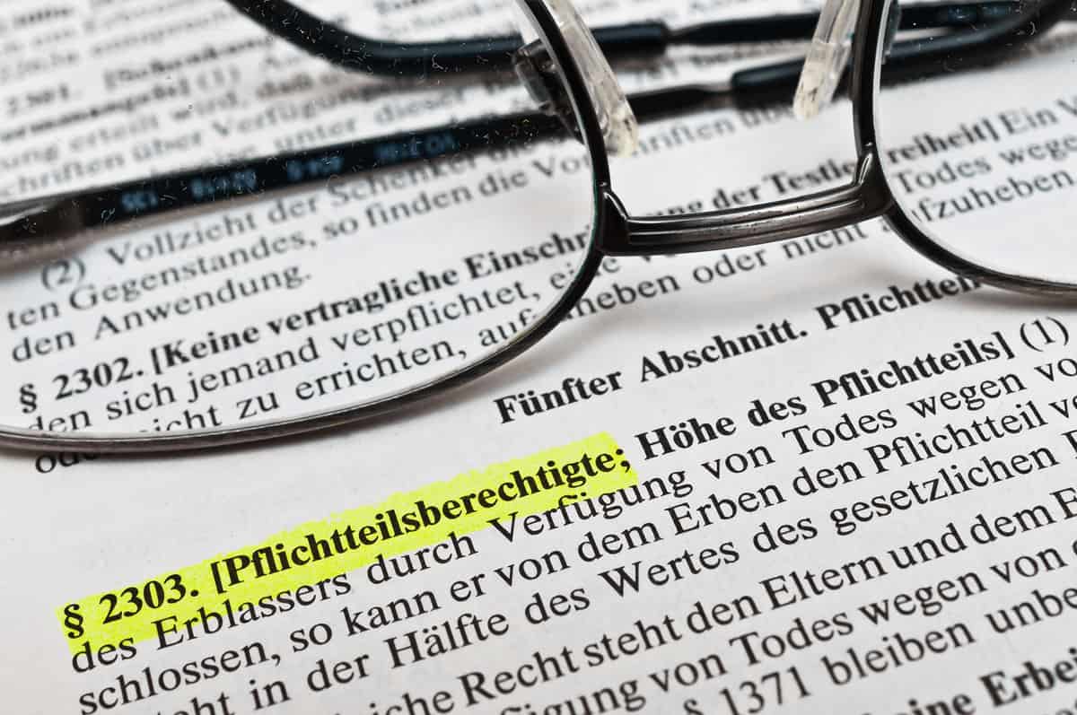 Pflichtteil Auszahlung