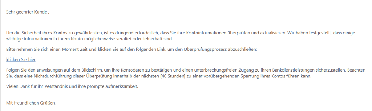 Hypovereinsbank Kontoinformationen prüfen