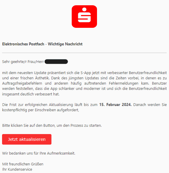Sparkasse neues Update S-App