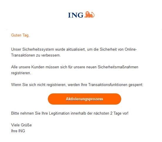 ING Sicherheitssystem aktualisiert