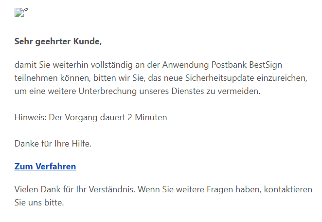 Postbank Phishing
