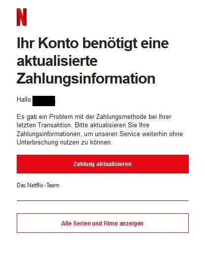 Netflix Phishing